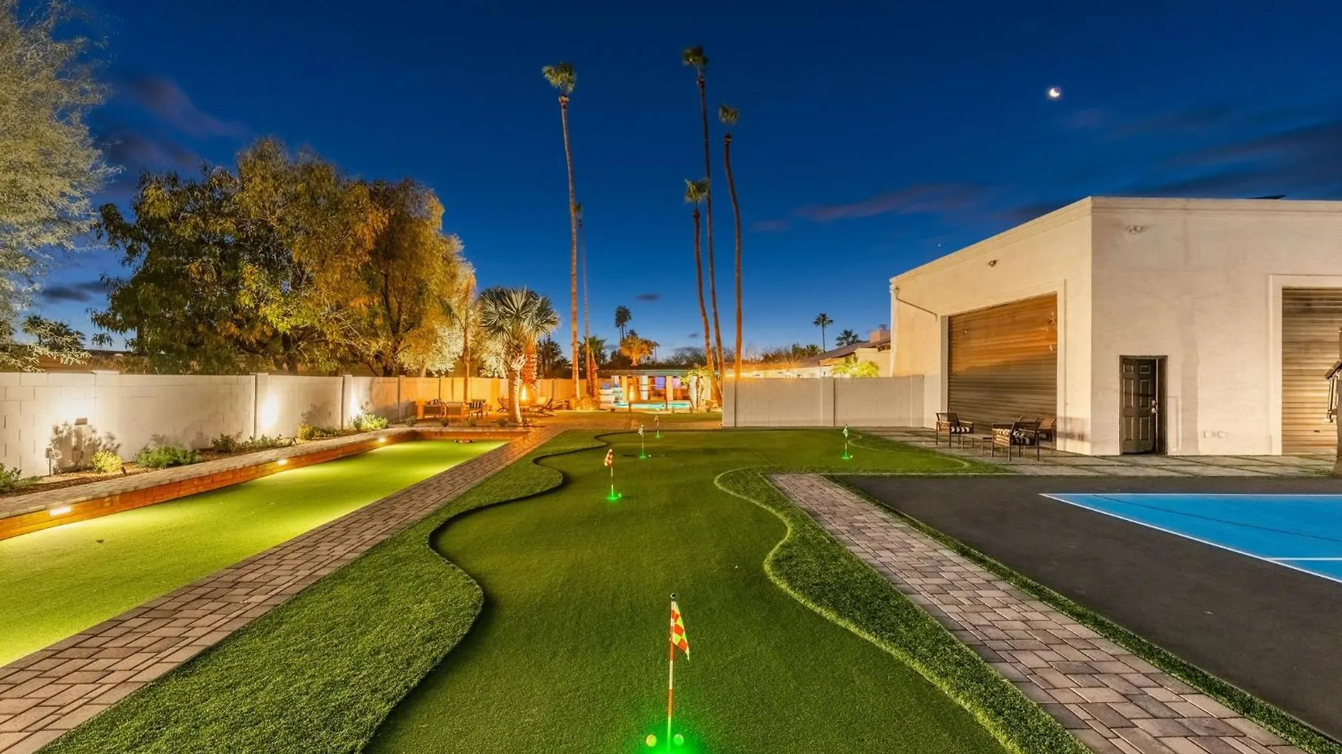 度假居 Entertainers Retreat Pickleball Bocce Pool Spa Putt Grn 斯科茨 美国