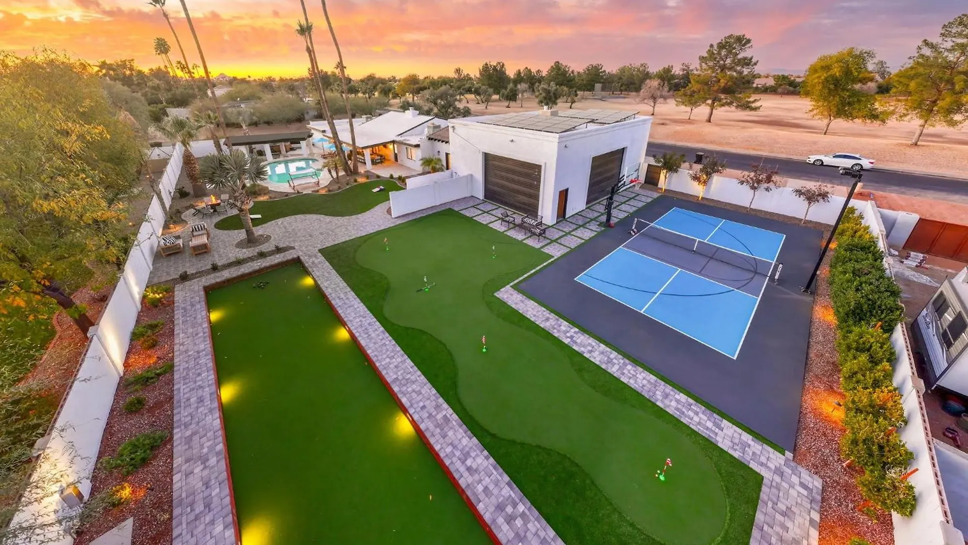 Entertainers Retreat Pickleball Bocce Pool Spa Putt Grn 斯科茨 度假居